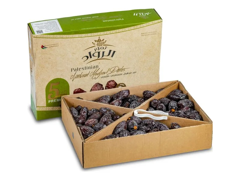 Al-Rwad Medjool Dates, bulk carton 5 kg, 5 kg