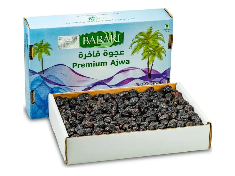 Barari Ajwa Al-Madinah Dates, bulk carton 5 kg, 5 kg