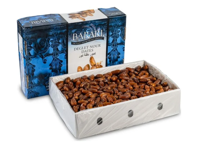 Barari Algerian Dates (Deglet Nour), bulk carton 5 kg, processed, 5 kg