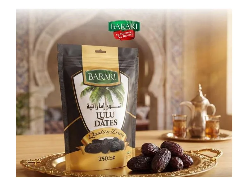 Barari Lulu Dates, zip pouch 250 g, 28 × 250 g