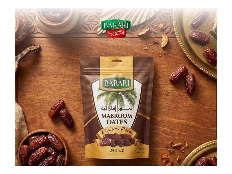 Barari Mabroom Dates, zip pouch 250 g, 28 × 250 g