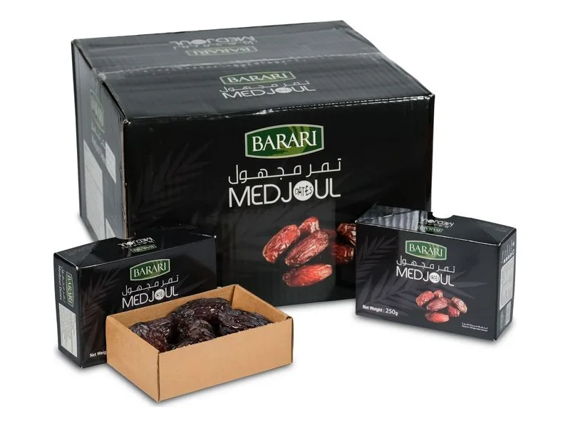 Barari Medjool Dates, 250 g pack, 24 × 250 g