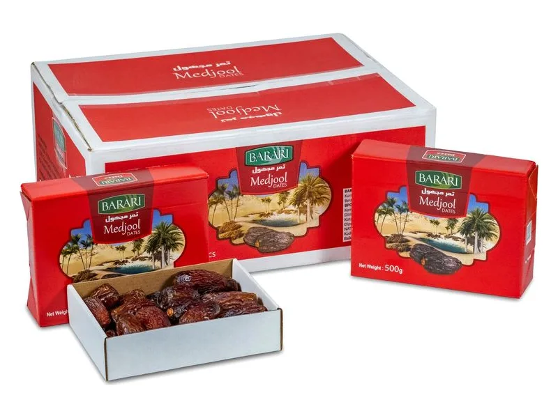 Barari Medjool Dates, 500 g pack, 12 × 500 g