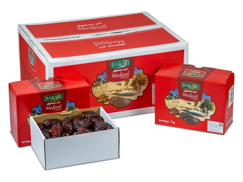 Barari Medjool Dates, 1 kg pack, 8 × 1 kg
