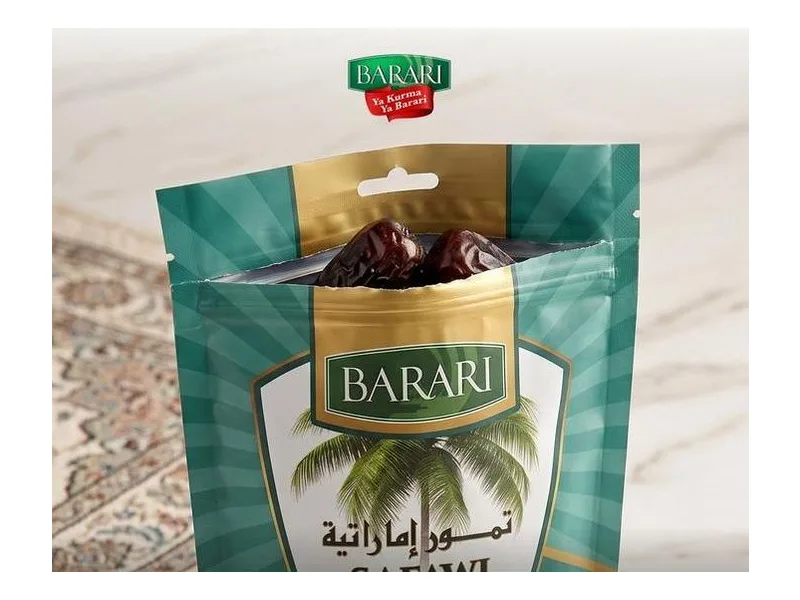 Barari Safawi Dates, zip pouch 250 g, 28 × 250 g