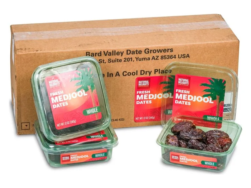 Natural Delights Medjool Dates, plastic container 340 g, 12 × 340 g
