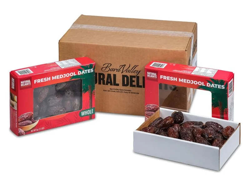 Natural Delights Medjool Dates, plastic container 1 kg, 6 × 1 kg