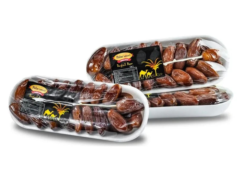 Palm Sweet Tunisian Dates (Deglet Nour), foam tray 250 g, processed, 24 × 250 g