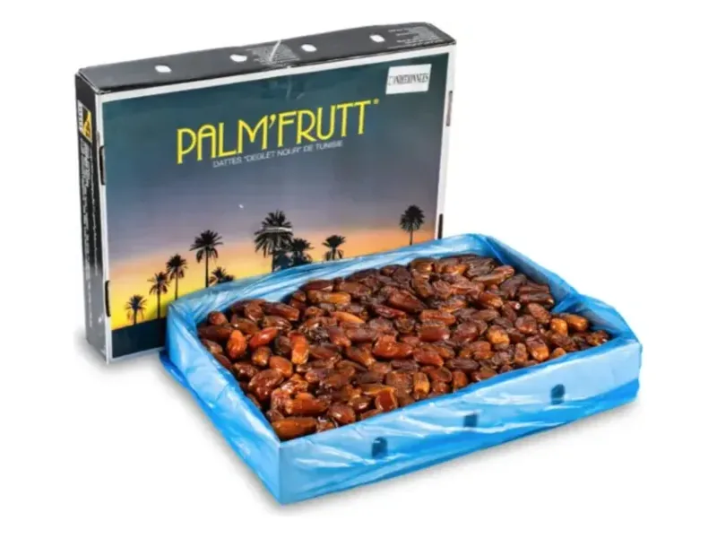 Palm Frutt Deglet Nour processed dates from Tunisia