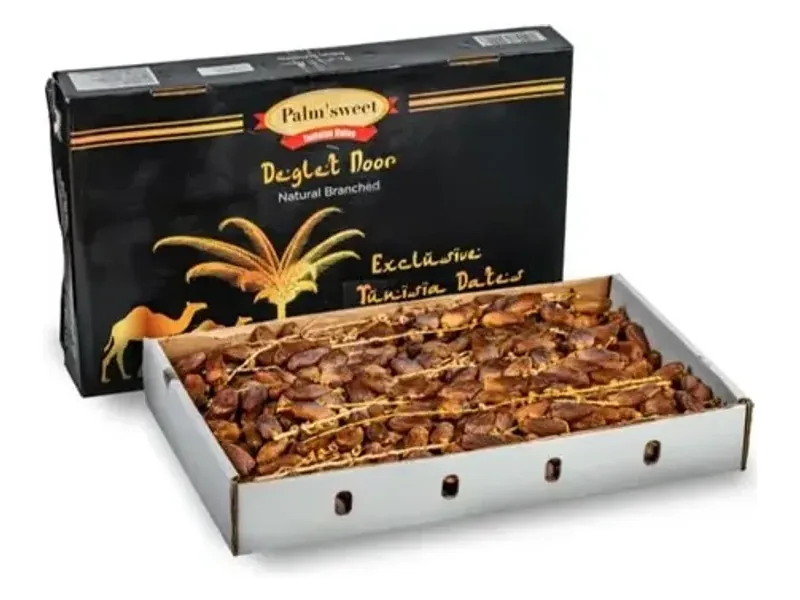 Palm Sweet Deglet Nour branch dates from Tunisia
